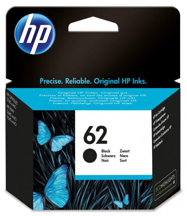 HEWLETT PACKARD Cartuccia originale HP InkJet 62 (C2P04AE) nero 